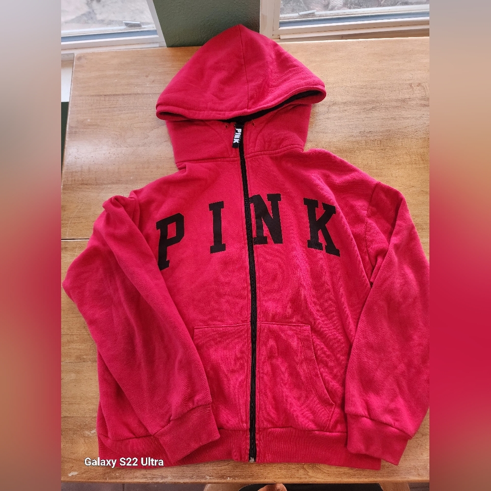 PINK Victoria's Secret Red and Black Jacket